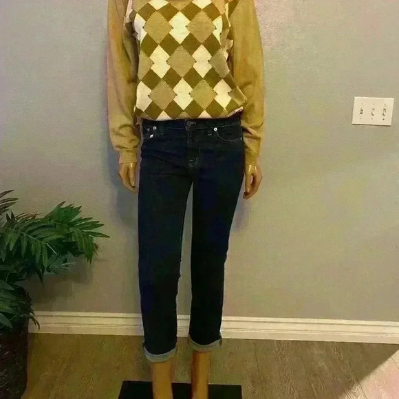 Madewell Alley‎ Straight Denim Jeans Dark Wash Blue Women's Size 27 - Picture 9 of 10